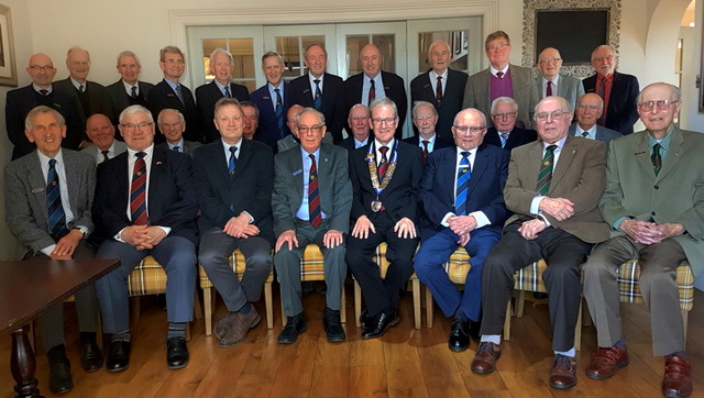 Front row left to right : Peter Joyner, Alistair Stewart, Guy Evans, Bryan Basketter, Tony Pepper (President), Chris Bywater, Alex Alexander, David Heading. Middle row: Ian Woods, Malcolm Lynn, Richard Barnett, Paul Higham, Ian Bates, Peter Blake, Peter Clark, Dave Lindo, Back row standing: Gerry Pye, Stephen Setchell, Ian Stott, Tim Clark, Dick Robson, Alan Voss, Colin Holdaway, Michael Burnham, Roger Bayley, Andrew Holmes, Brian Thomas, Jim Fisher.